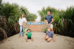 Nerstad family celebrating James Phillip’s adoption on August 20, 2024