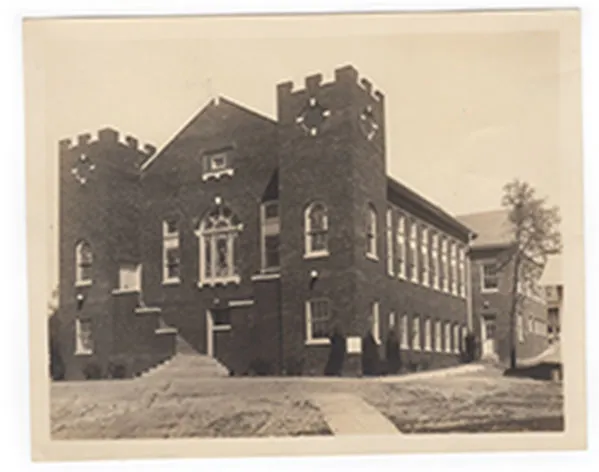 Historic brick building on the Alabama Methodist Children’s Home campus
